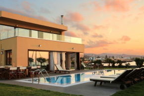 Отель Kimona Villa Seafront Swimming Pool Jacuzzi 6 Bedrooms 21 PAX Kouvohori Villas Crete  Vathianos Kampos